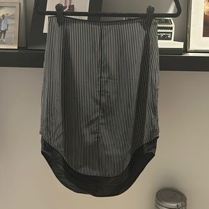 Rag & Bone black silk pencil skirt